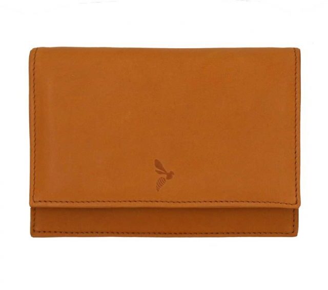 La Guêpe - Petite Maroquinerie - Portefeuille ceinture avec passant - "Luxe" en cuir gold - PM-014-01