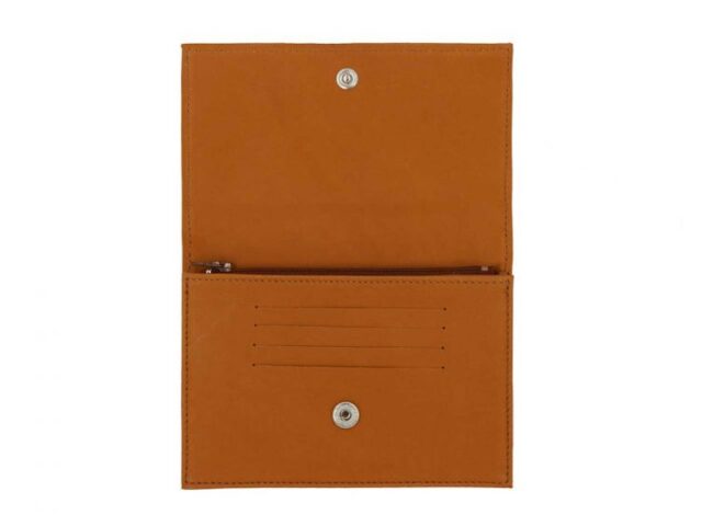 La Guêpe - Petite Maroquinerie - Portefeuille ceinture avec passant - "Luxe" en cuir gold - PM-014-01