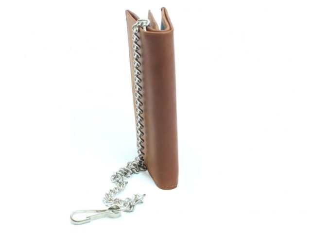 La Guêpe - Petite Maroquinerie - Portefeuille chaînette en cuir gold - 336