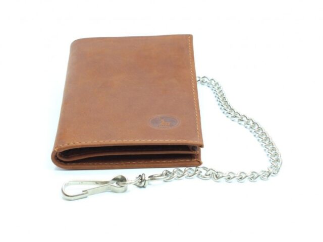 La Guêpe - Petite Maroquinerie - Portefeuille chaînette en cuir gold - 336