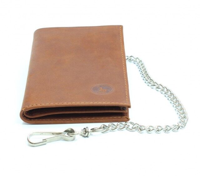 La Guêpe - Petite Maroquinerie - Portefeuille chaînette en cuir gold - 336