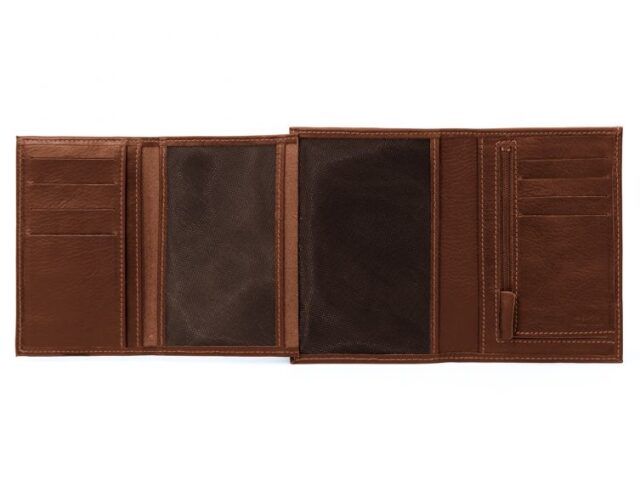 La Guêpe - Petite Maroquinerie - Portefeuille en cuir gold