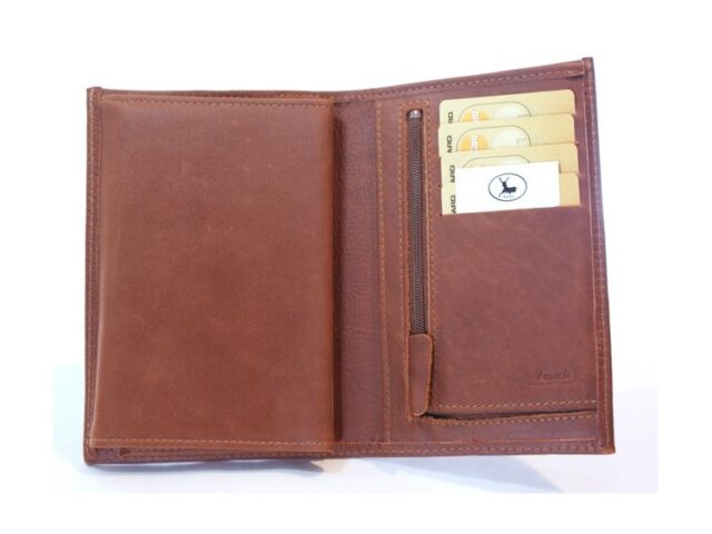 La Guêpe - Petite Maroquinerie - Portefeuille en cuir gold