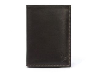 La Guêpe - Portefeuille en cuir marron, à  3 volets – 582