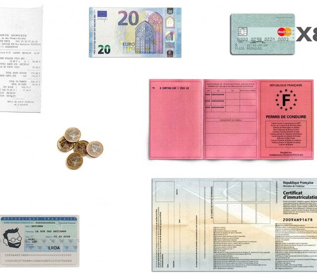 à 4 volets - orange - 220