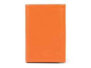 La Guêpe - Portefeuille en cuir, à  4 volets  orange  220