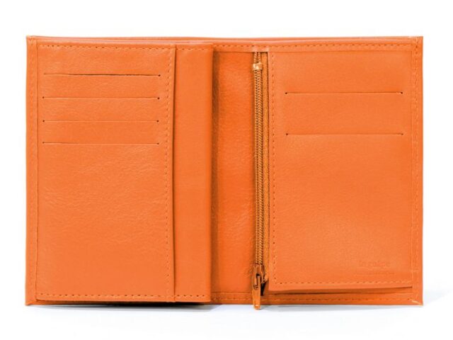 La Guêpe - Petite Maroquinerie - Portefeuille en cuir - orange - 466