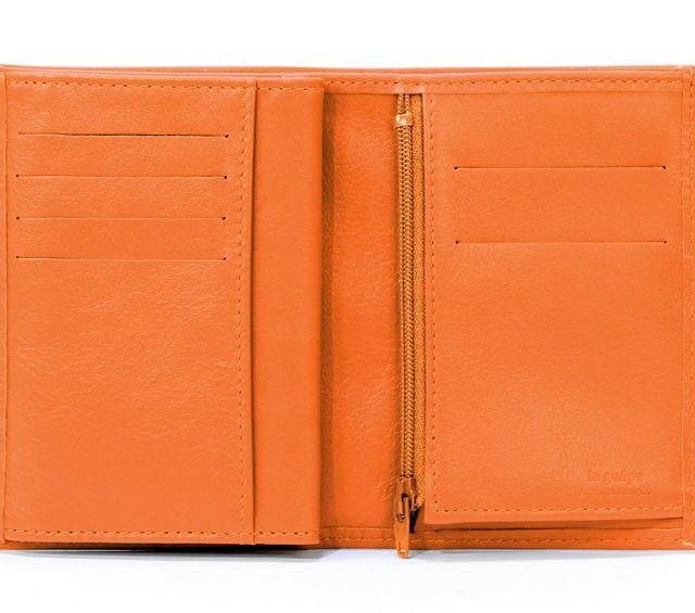 La Guêpe - Petite Maroquinerie - Portefeuille en cuir - orange - 466