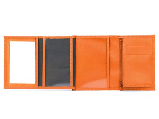 La Guêpe - Petite Maroquinerie - Portefeuille en cuir - orange - 466