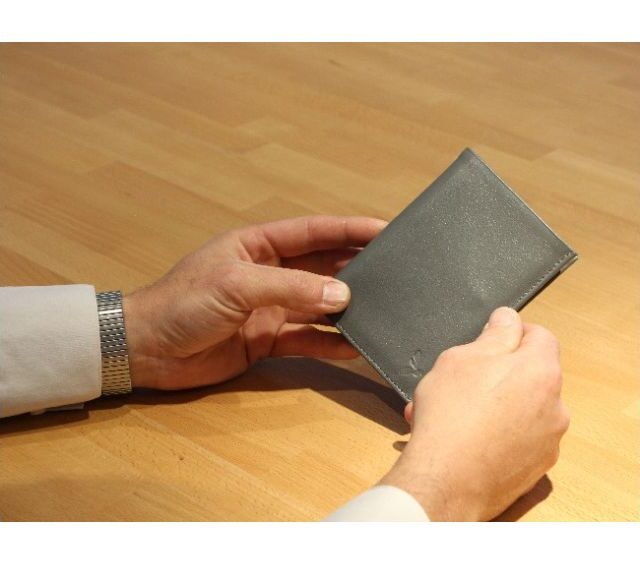 La Guêpe - Petite Maroquinerie - Portefeuille en cuir - orange - 466