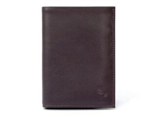 La Guêpe - Portefeuille en cuir, à  3 volets  marron  582