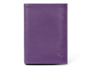 La Guêpe - Portefeuille en cuir, à  3 volets – violet – 582
