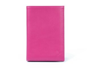 Portefeuille en cuir, à 4 volets – fuchsia – 220 par la marque La Guêpe La Guêpe - Portefeuille en cuir, à 4 volets – fuchsia – 220