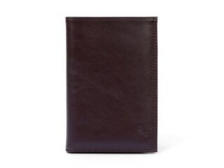 La Guêpe - Portefeuille en cuir, à  4 volets  marron  220