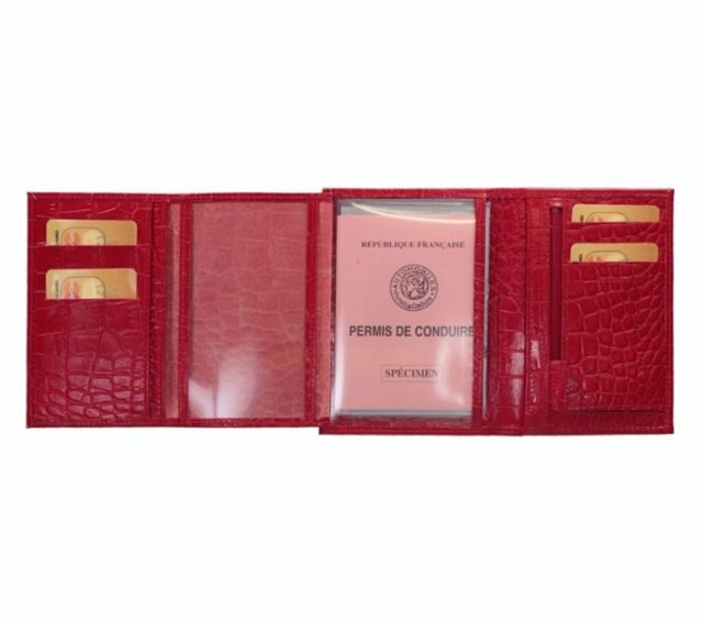 à  4 volets - rouge - 220