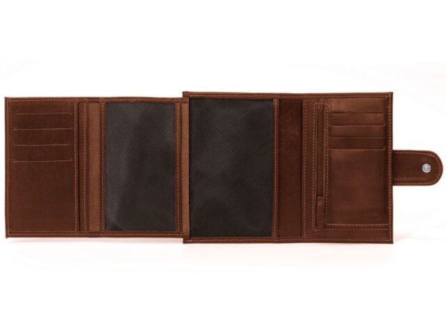 La Guêpe - Petite Maroquinerie - Portefeuille en cuir avec patte de fermeture - gold - 320