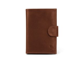 La Guêpe - Portefeuille en cuir avec patte de fermeture – gold – 320