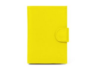 La Guêpe - Portefeuille en cuir avec patte de fermeture  jaune  320