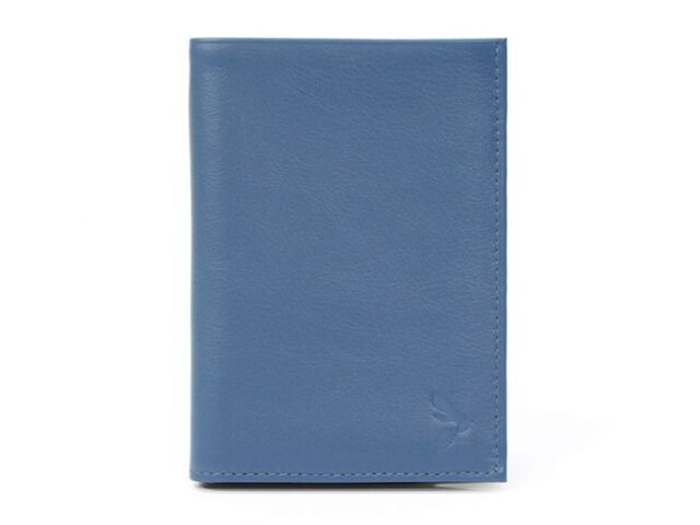 La Guêpe - Portefeuille en cuir – bleu de prusse – 466