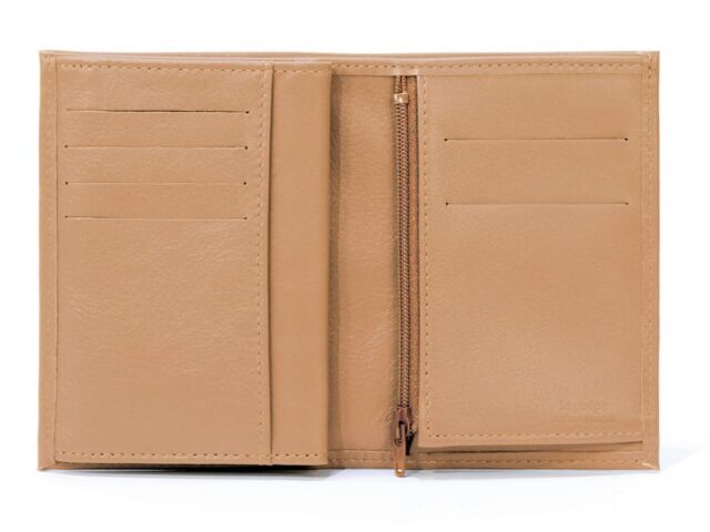 La Guêpe - Petite Maroquinerie - Portefeuille en cuir - caramel - 466