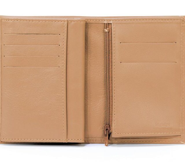 La Guêpe - Petite Maroquinerie - Portefeuille en cuir - caramel - 466