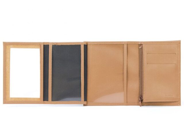 La Guêpe - Petite Maroquinerie - Portefeuille en cuir - caramel - 466