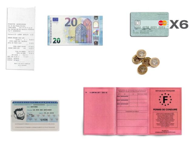 La Guêpe - Petite Maroquinerie - Portefeuille en cuir - caramel - 466