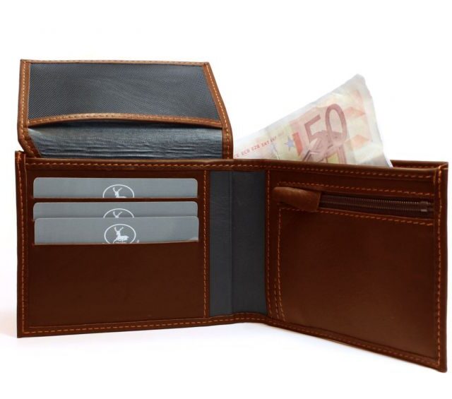 La Guêpe - Petite Maroquinerie - Portefeuille en cuir gold 427