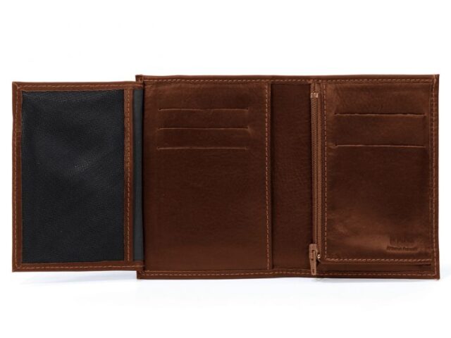 La Guêpe - Petite Maroquinerie - Portefeuille en cuir gold