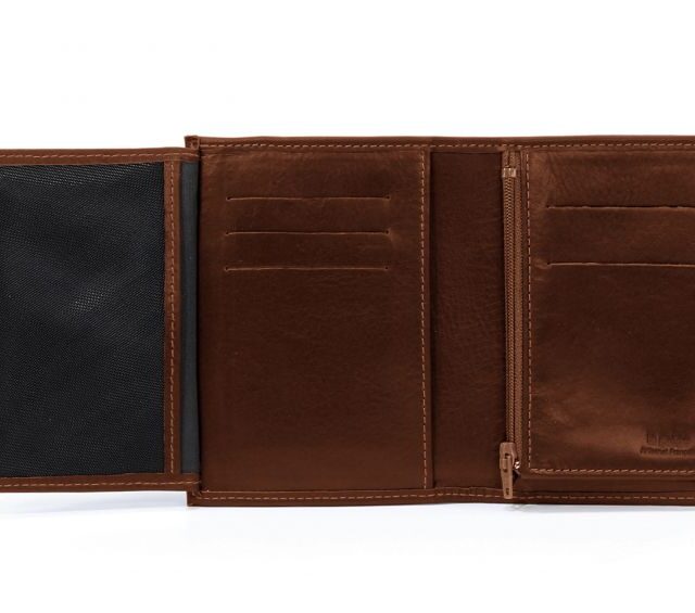 La Guêpe - Petite Maroquinerie - Portefeuille en cuir gold