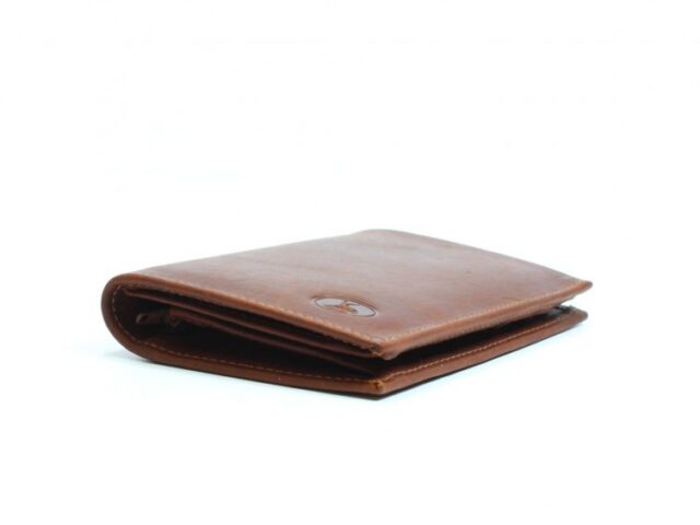 La Guêpe - Petite Maroquinerie - Portefeuille en cuir gold