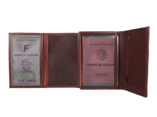 La Guêpe - Petite Maroquinerie - Portefeuille en cuir gold