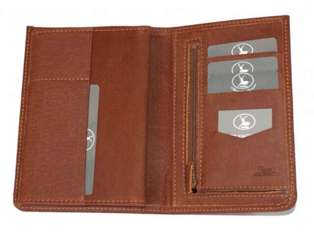 La Guêpe - Petite Maroquinerie - Portefeuille en cuir gold