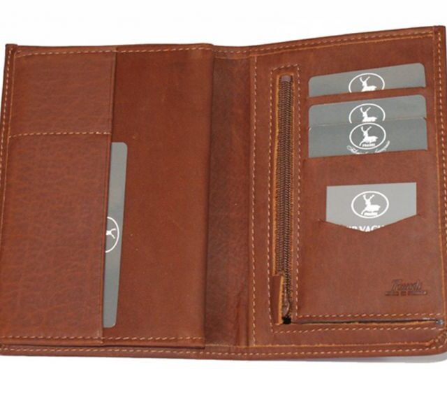 La Guêpe - Petite Maroquinerie - Portefeuille en cuir gold