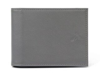 La Guêpe - Portefeuille à l’italienne en cuir – gris – 007