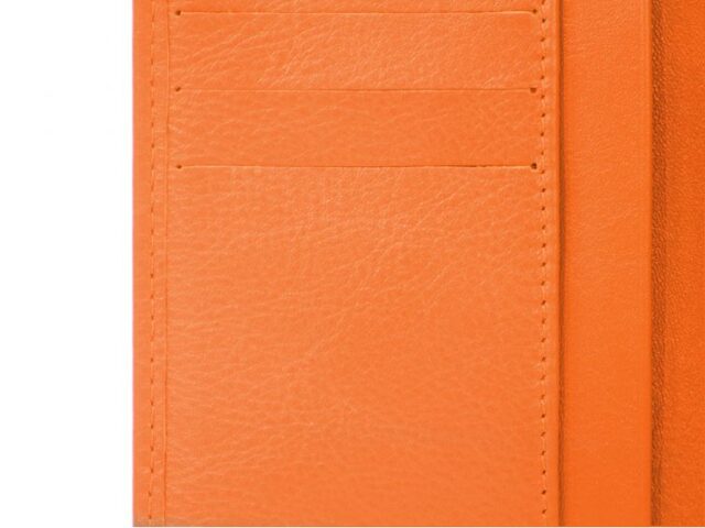 La Guêpe - Petite Maroquinerie - Portefeuille en cuir - Je Sors Ce Soir - orange - 890