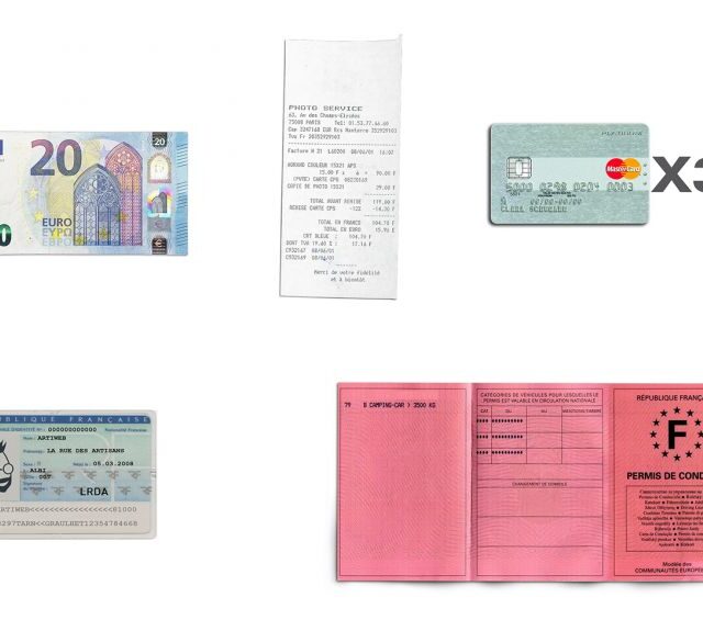 La Guêpe - Petite Maroquinerie - Portefeuille en cuir - Je Sors Ce Soir - anis - 890