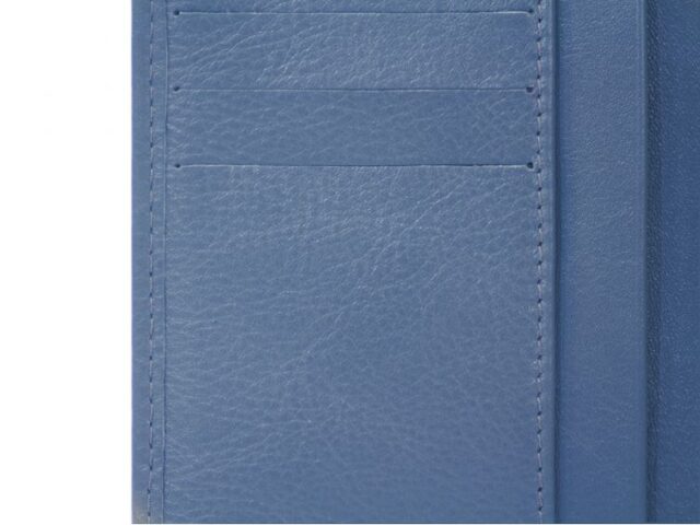 La Guêpe - Petite Maroquinerie - Portefeuille en cuir - Je Sors Ce Soir - bleu de prusse - 890