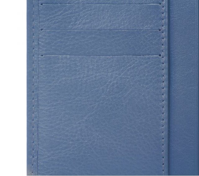 La Guêpe - Petite Maroquinerie - Portefeuille en cuir - Je Sors Ce Soir - bleu de prusse - 890