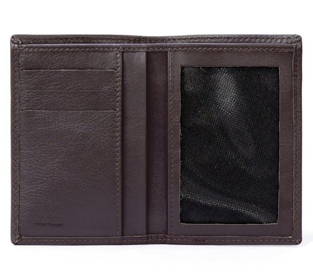 La Guêpe - Petite Maroquinerie - Portefeuille en cuir - Je Sors Ce Soir - marron - 890