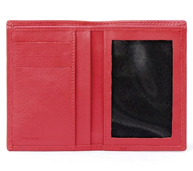 La Guêpe - Petite Maroquinerie - Portefeuille en cuir - Je Sors Ce Soir - rouge - 890