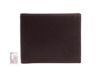 La Guêpe - Portefeuille en cuir marron  427