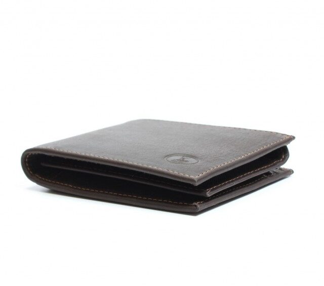 La Guêpe - Petite Maroquinerie - Portefeuille en cuir marron - 427