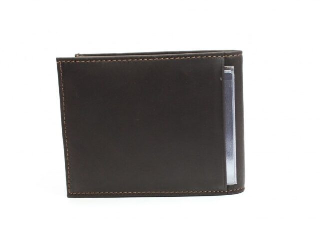 La Guêpe - Petite Maroquinerie - Portefeuille en cuir marron - 427