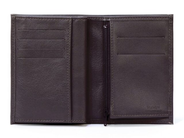 La Guêpe - Petite Maroquinerie - Portefeuille en cuir - marron - 466