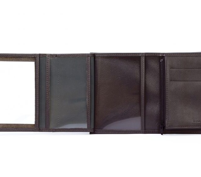 La Guêpe - Petite Maroquinerie - Portefeuille en cuir - marron - 466