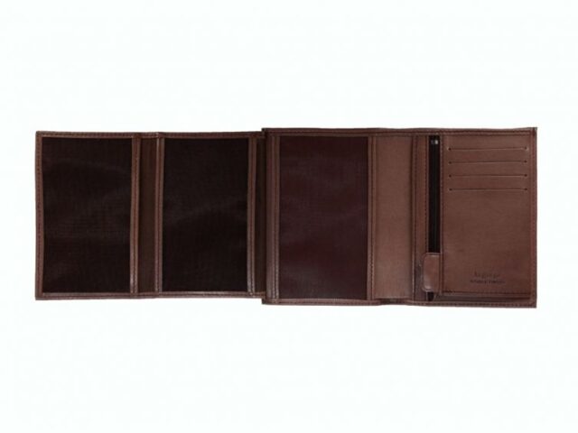 La Guêpe - Petite Maroquinerie - Portefeuille en cuir - marron - 466