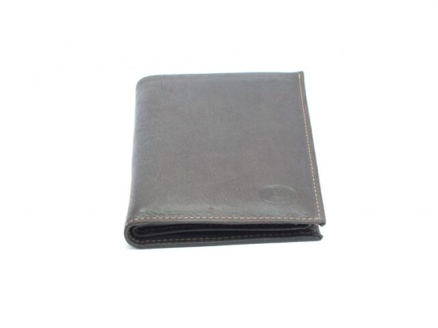 La Guêpe - Petite Maroquinerie - Portefeuille en cuir marron