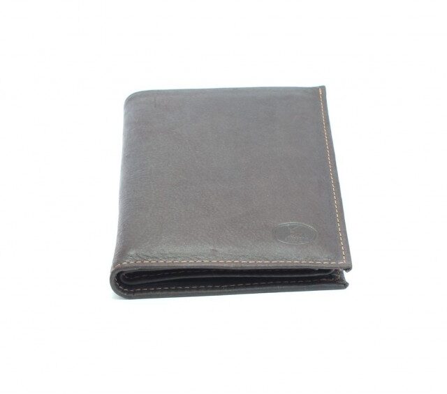 La Guêpe - Petite Maroquinerie - Portefeuille en cuir marron