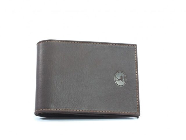 La Guêpe - Petite Maroquinerie - Portefeuille en cuir marron - 007